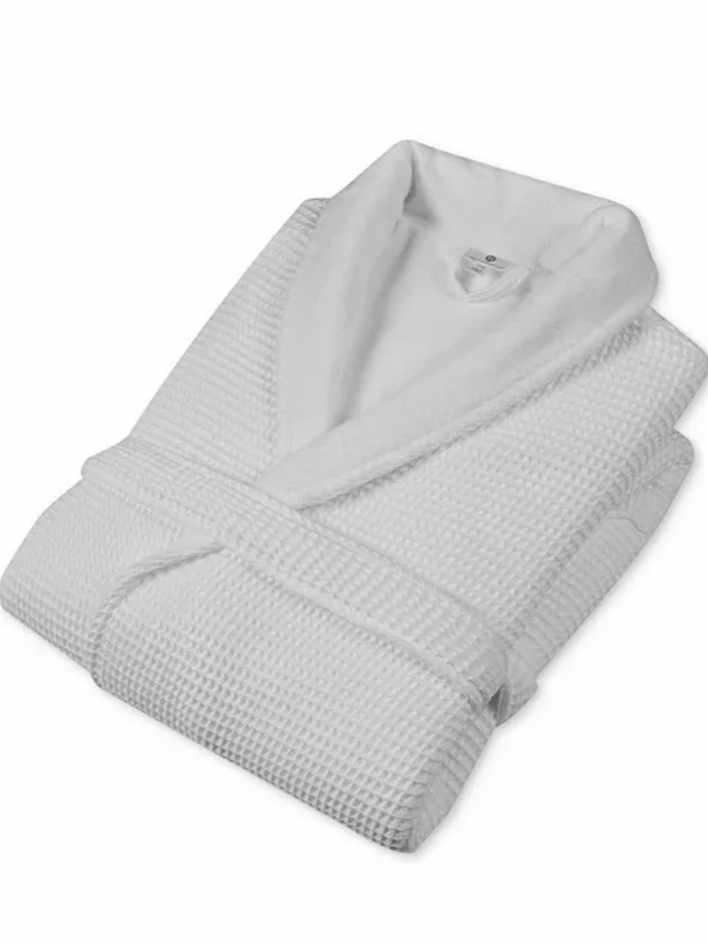 Hotel Collection White Waffle Robe - Picture 2 of 11